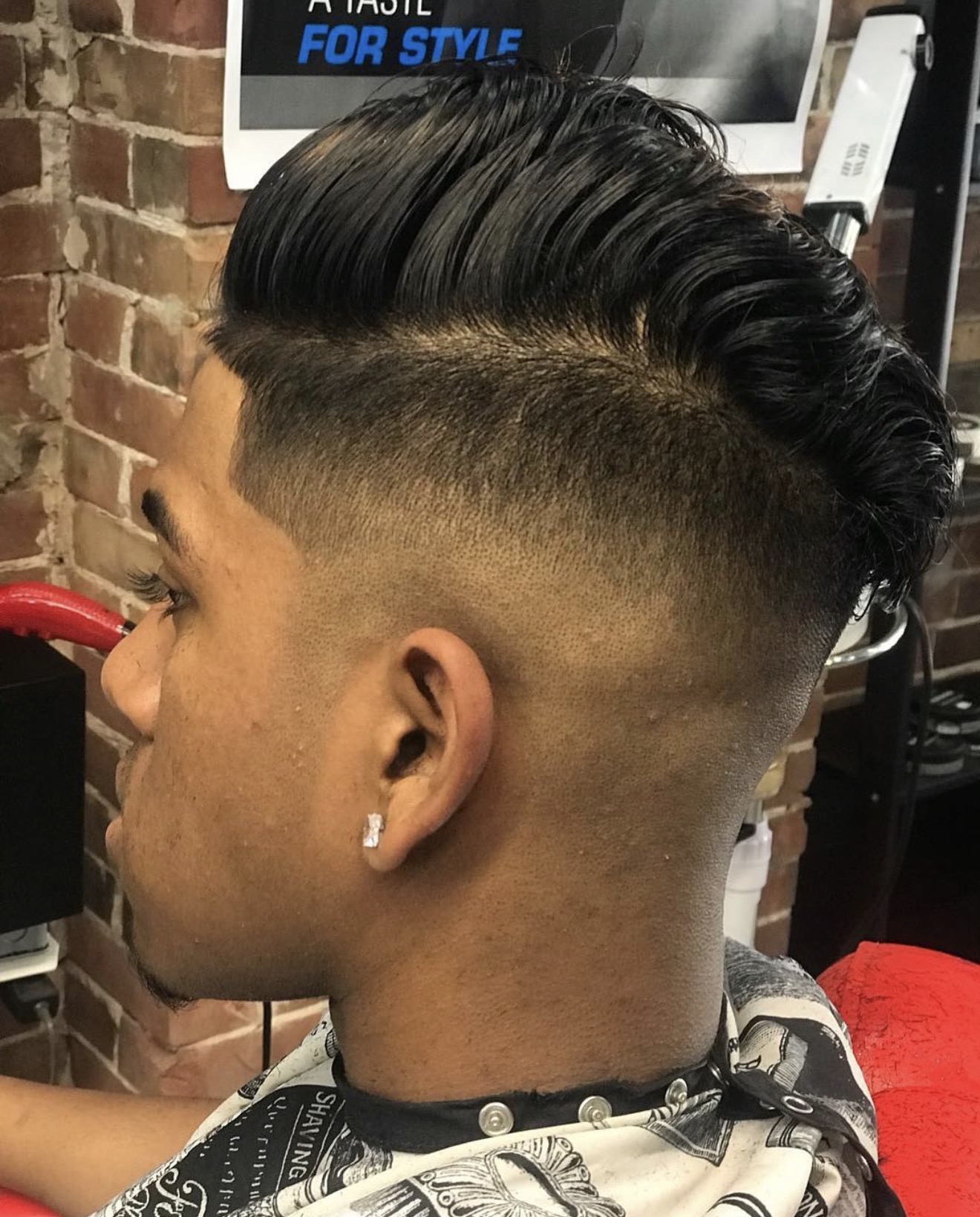 Fresh fade haircut